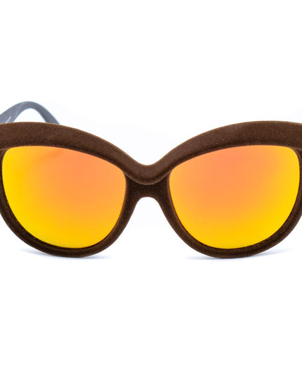 Italia Independent Brown Acetate Sunglasses