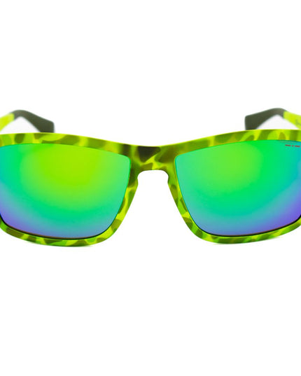 Italia Independent Green Acetate Sunglasses