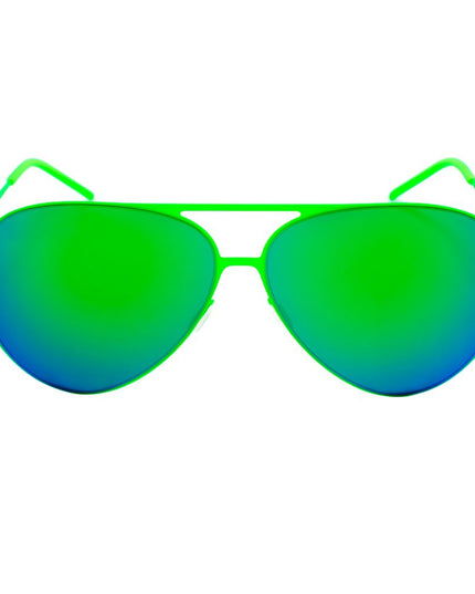 Italia Independent Green Metal Sunglasses