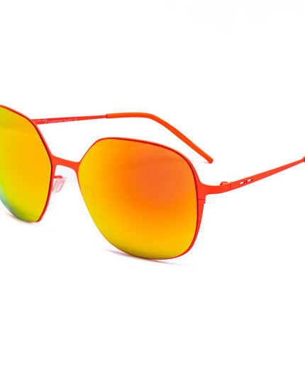 Italia Independent Red Metal Sunglasses
