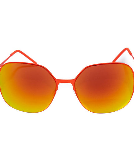 Italia Independent Red Metal Sunglasses