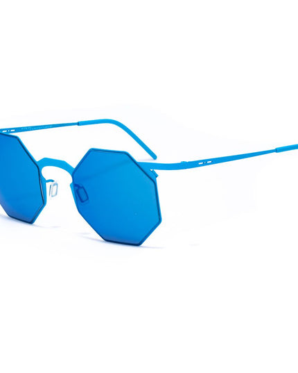 Italia Independent Blue Metal Sunglasses