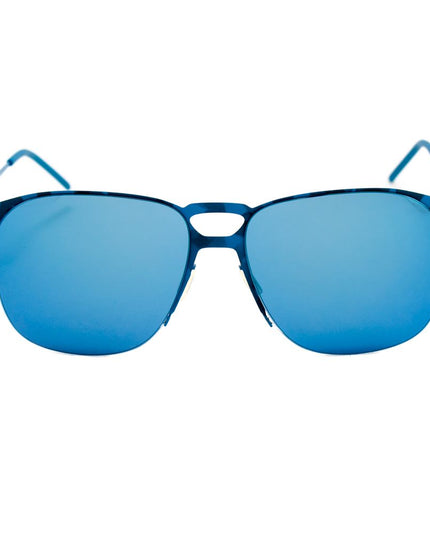 Italia Independent Blue Metal Sunglasses