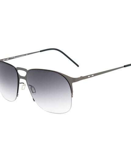 Italia Independent Gray Metal Sunglasses