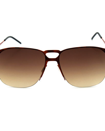 Italia Independent Brown Metal Sunglasses