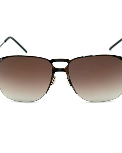 Italia Independent Brown Metal Sunglasses