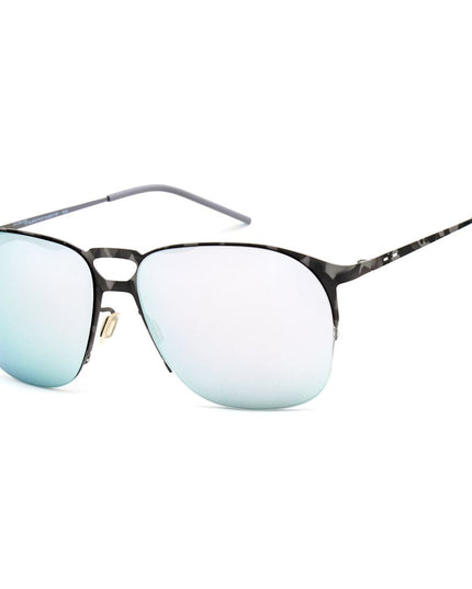 Italia Independent Gray Metal Sunglasses
