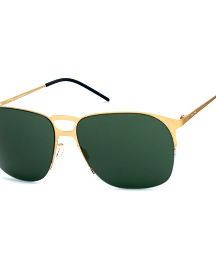 Italia Independent Gold Metal Sunglasses