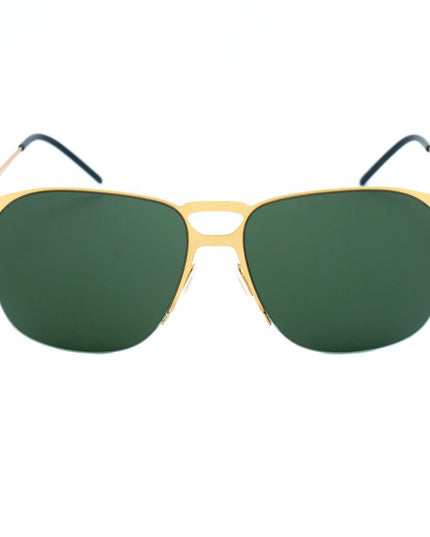 Italia Independent Gold Metal Sunglasses
