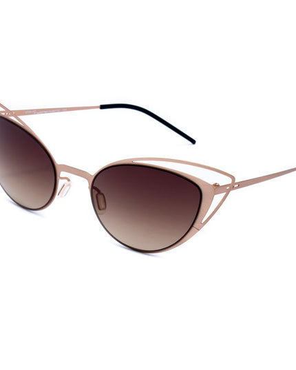 Italia Independent Gold Metal Sunglasses