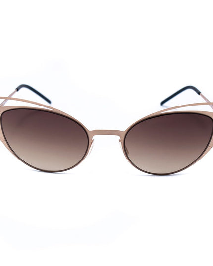 Italia Independent Gold Metal Sunglasses
