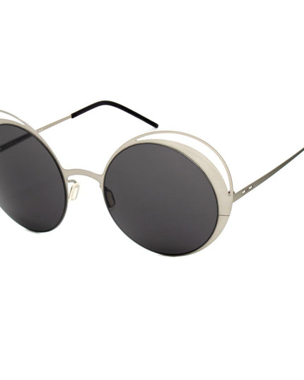 Italia Independent Gray Metal Sunglasses