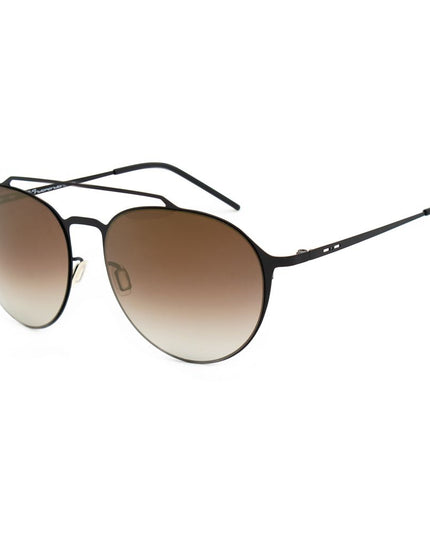 Italia Independent Black Metal Sunglasses