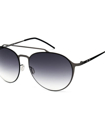 Italia Independent Gray Metal Sunglasses