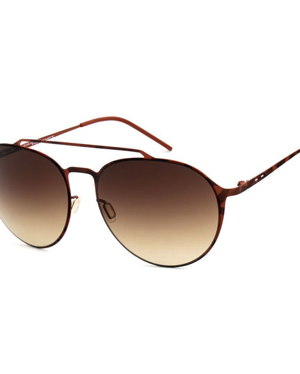 Italia Independent Brown Metal Sunglasses