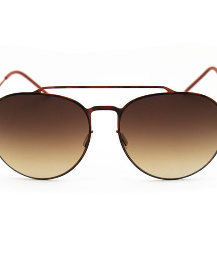 Italia Independent Brown Metal Sunglasses