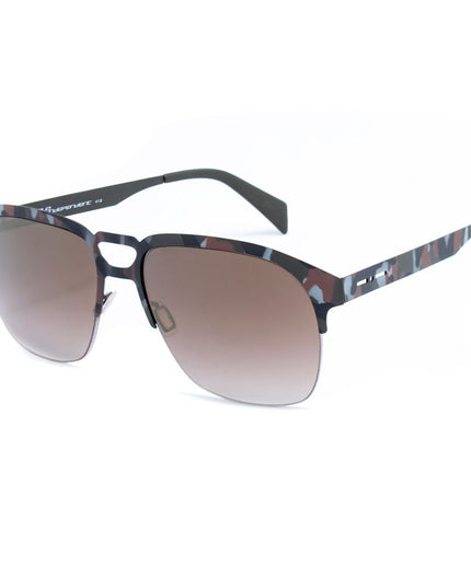 Italia Independent Gray Metal Sunglasses
