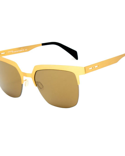 Italia Independent Gold Metal Sunglasses