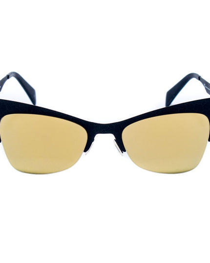 Italia Independent Black Metal Sunglasses