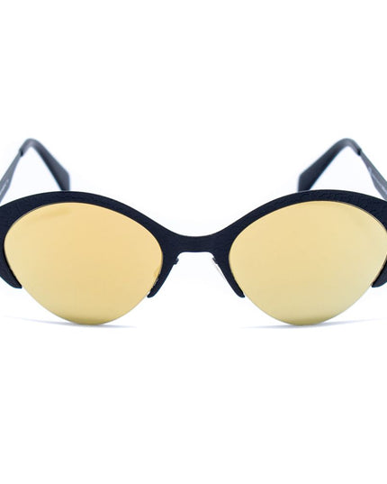 Italia Independent Black Metal Sunglasses