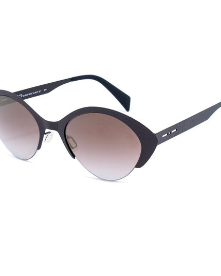 Italia Independent Black Metal Sunglasses