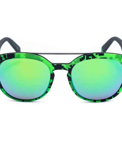 Italia Independent Green Acetate Sunglasses