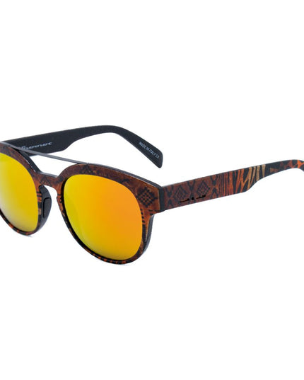 Italia Independent Brown Acetate Sunglasses