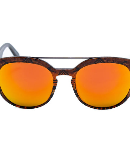 Italia Independent Brown Acetate Sunglasses