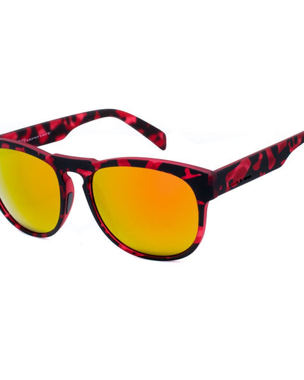 Italia Independent Red Acetate Sunglasses