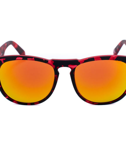 Italia Independent Red Acetate Sunglasses