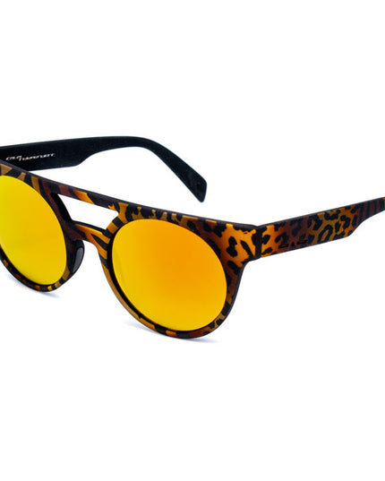 Italia Independent Orange Acetate Sunglasses