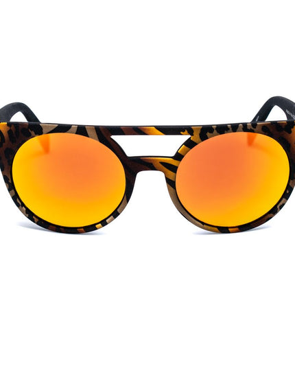 Italia Independent Orange Acetate Sunglasses