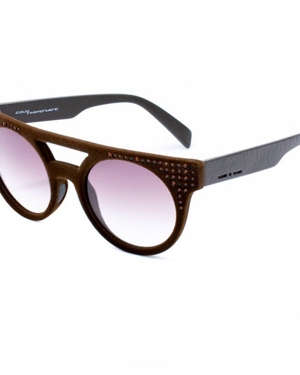 Italia Independent Brown Acetate Sunglasses