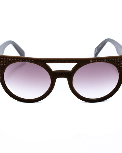 Italia Independent Brown Acetate Sunglasses