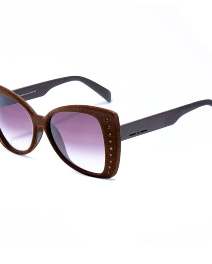 Italia Independent Brown Acetate Sunglasses