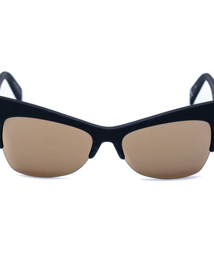 Italia Independent Black Acetate Sunglasses