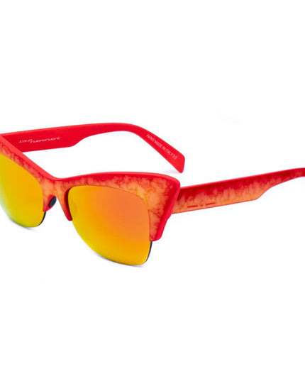 Italia Independent Red Acetate Sunglasses