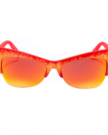 Italia Independent Red Acetate Sunglasses