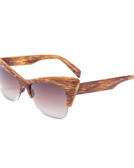 Italia Independent Brown Acetate Sunglasses
