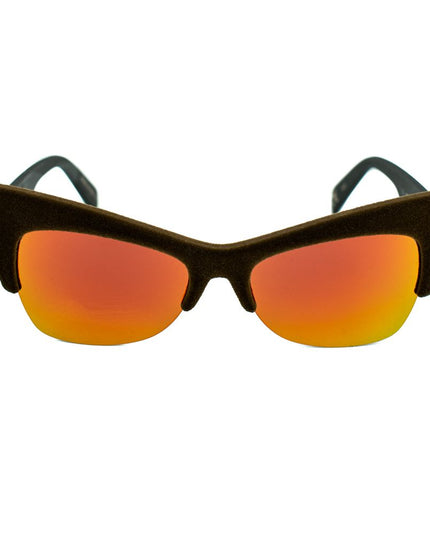 Italia Independent Brown Acetate Sunglasses