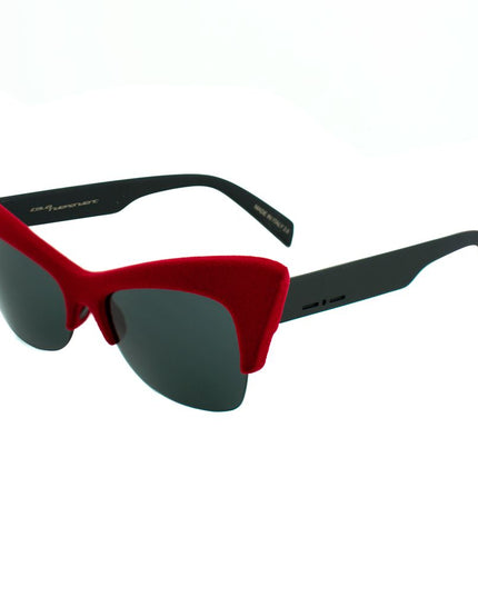 Italia Independent Red Acetate Sunglasses