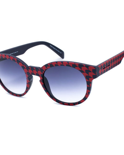 Italia Independent Red Acetate Sunglasses
