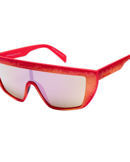 Italia Independent Red Acetate Sunglasses