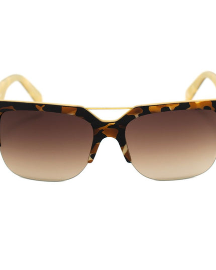 Italia Independent Brown Acetate Sunglasses