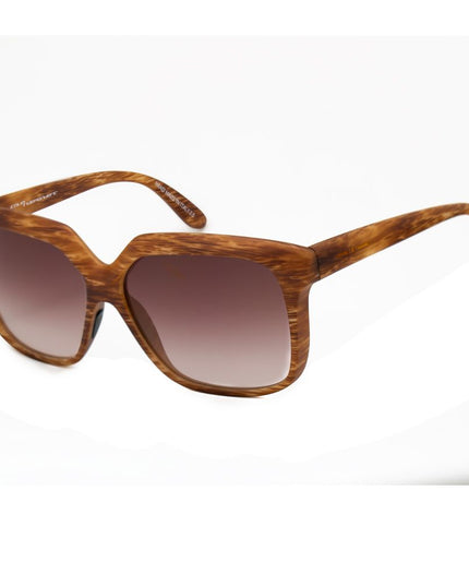 Italia Independent Brown Acetate Sunglasses