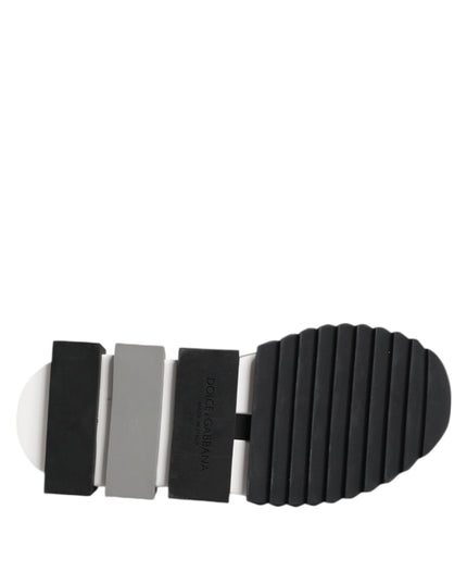 Dolce & Gabbana White Black Sorrento Socks Sneakers Shoes