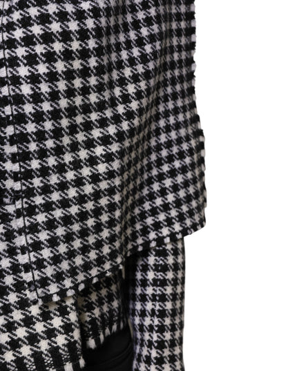 Dolce & Gabbana Multicolor Wool Monochrome Patterned Jacket