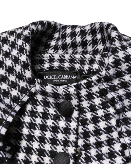 Dolce & Gabbana Multicolor Wool Monochrome Patterned Jacket