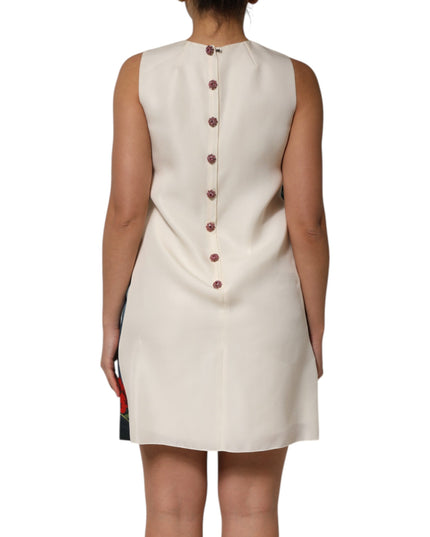 Dolce & Gabbana Multicolor Crystal Embellished Mini Dress