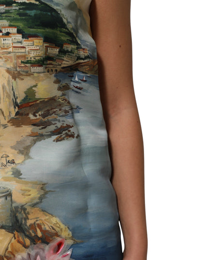 Dolce & Gabbana Multicolor Crystal Embellished Mini Dress